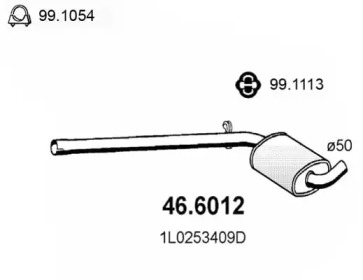 Амортизатор ASSO 46.6012