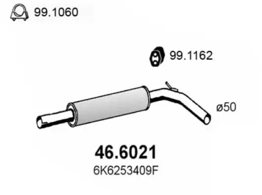 Амортизатор ASSO 46.6021