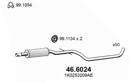 Амортизатор ASSO 46.6024