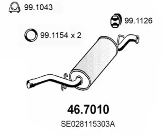 Амортизатор ASSO 46.7010