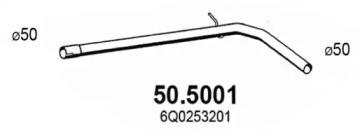 Трубка ASSO 50.5001