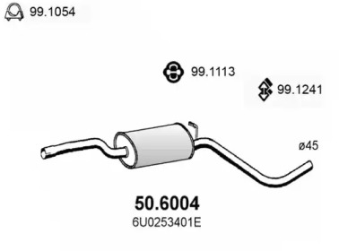 Амортизатор ASSO 50.6004