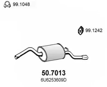 Амортизатор ASSO 50.7013