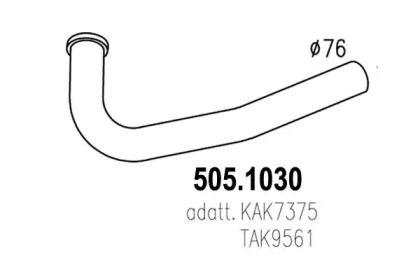 Трубка ASSO 505.1030