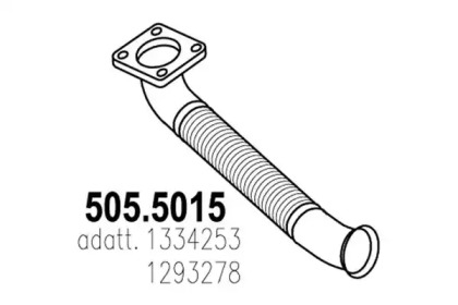 Труба выхлопного газа ASSO 505.5015