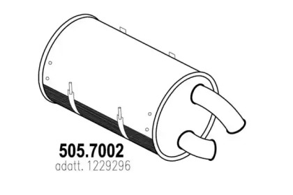 Амортизатор ASSO 505.7002