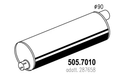 Амортизатор ASSO 505.7010