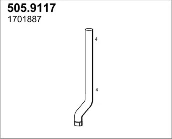 Трубка ASSO 505.9117