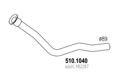 Трубка ASSO 510.1040