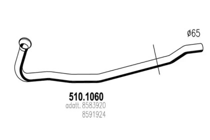 Трубка ASSO 510.1060