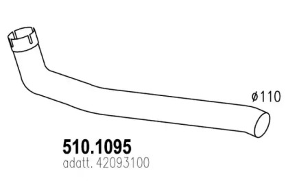 Трубка ASSO 510.1095