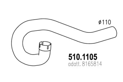 Трубка ASSO 510.1105