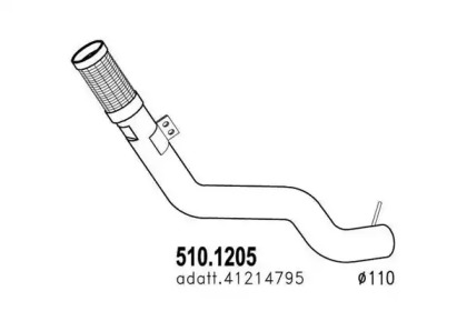 Трубка ASSO 510.1205