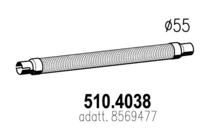 Трубка ASSO 510.4038