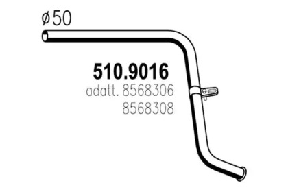 Трубка ASSO 510.9016