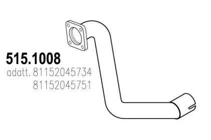 Трубка ASSO 515.1008