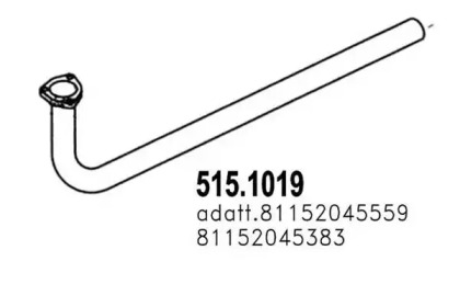 Трубка ASSO 515.1019