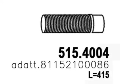 Трубка ASSO 515.4004