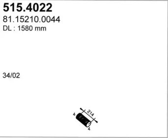 Трубка ASSO 515.4022