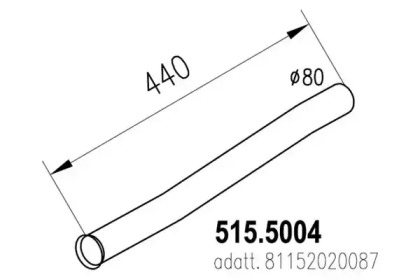 Трубка ASSO 515.5004