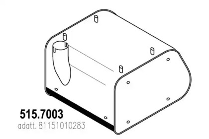 Амортизатор ASSO 515.7003