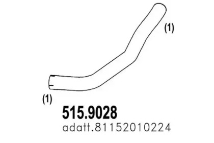 Трубка ASSO 515.9028