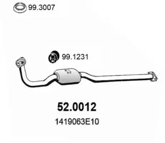 Катализатор ASSO 52.0012