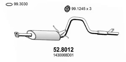 Амортизатор ASSO 52.8012