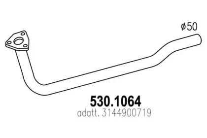 Трубка ASSO 530.1064