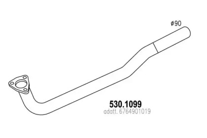 Трубка ASSO 530.1099