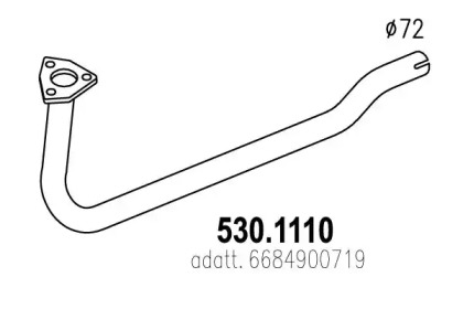 Трубка ASSO 530.1110