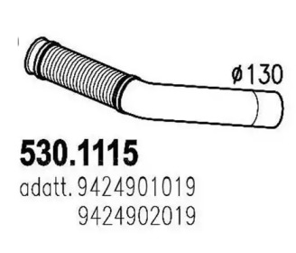 Трубка ASSO 530.1115