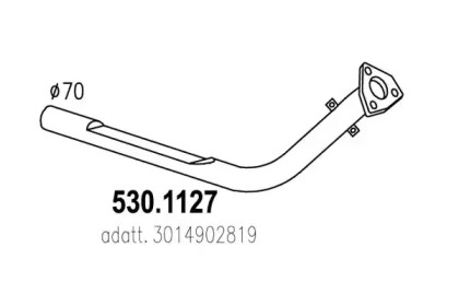 Трубка ASSO 530.1127