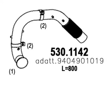 Трубка ASSO 530.1142