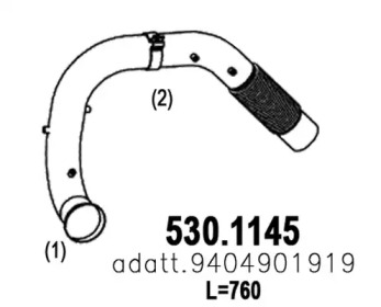 Трубка ASSO 530.1145