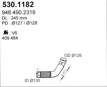 Трубка ASSO 530.1182