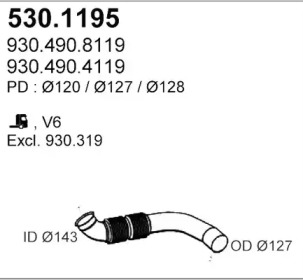 Трубка ASSO 530.1195