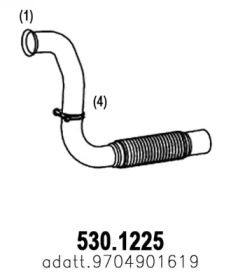 Трубка ASSO 530.1225