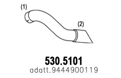 Трубка ASSO 530.5101