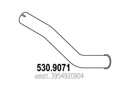 Трубка ASSO 530.9071