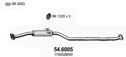 Амортизатор ASSO 54.6005