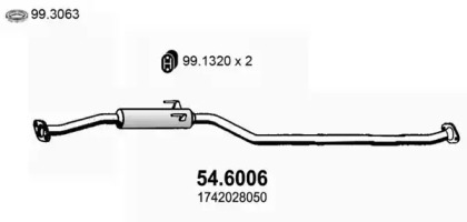 Амортизатор ASSO 54.6006