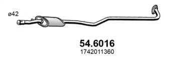 Амортизатор ASSO 54.6016