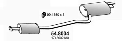 Амортизатор ASSO 54.8004