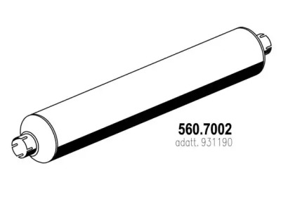 Амортизатор ASSO 560.7002