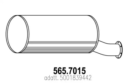 Амортизатор ASSO 565.7015