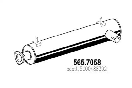 Амортизатор ASSO 565.7058