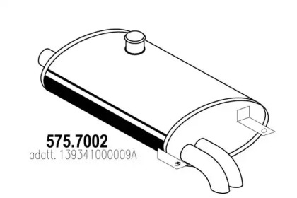 Амортизатор ASSO 575.7002