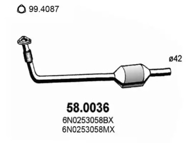 Катализатор ASSO 58.0036