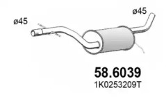 Амортизатор ASSO 58.6039